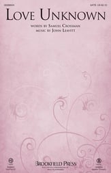 Love Unknown SATB choral sheet music cover